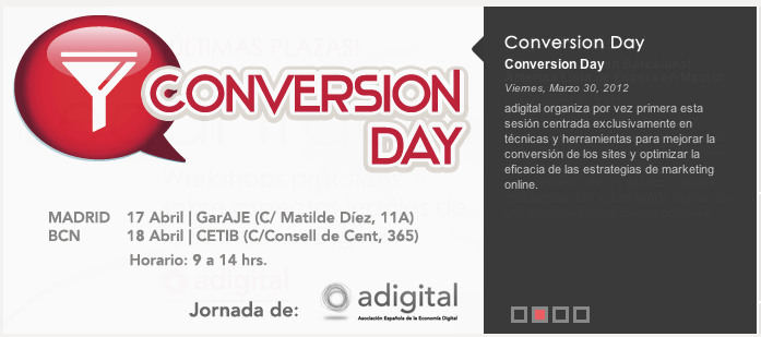 Participación de InboundCycle en las jornadas ‘Conversion Day’ de Adigital