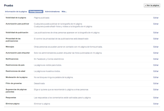 Ventana de Configuración con todos los elementos de configuración. Ventana de Configuración con todos los elementos de configuración.