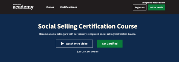 13. Social Selling Certification Course de Hootsuite Academy