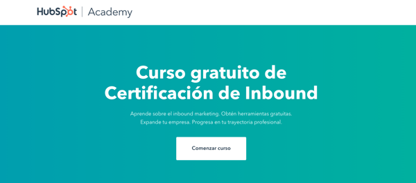 2. Certificación Inbound de HubSpot Academy 