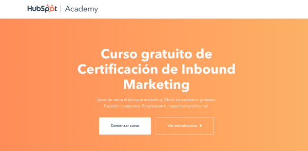 3. Certificación Inbound Marketing de HubSpot Academy