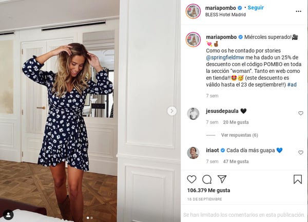 acciones comerciales influencers