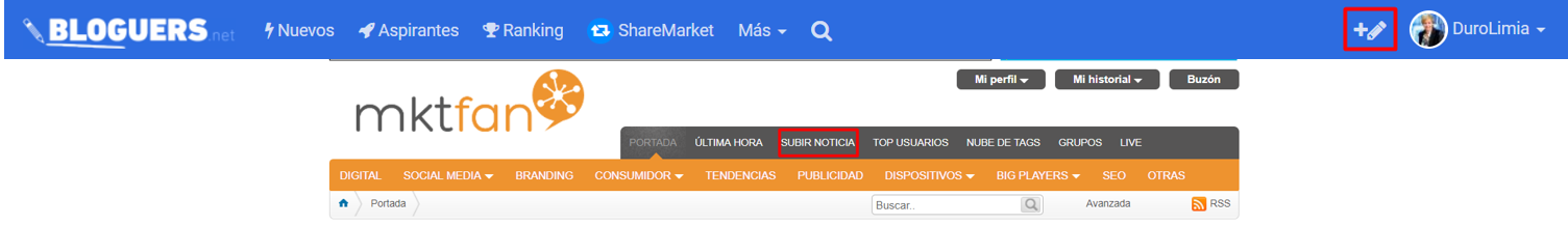 publicar contenido agregadores de contenidos