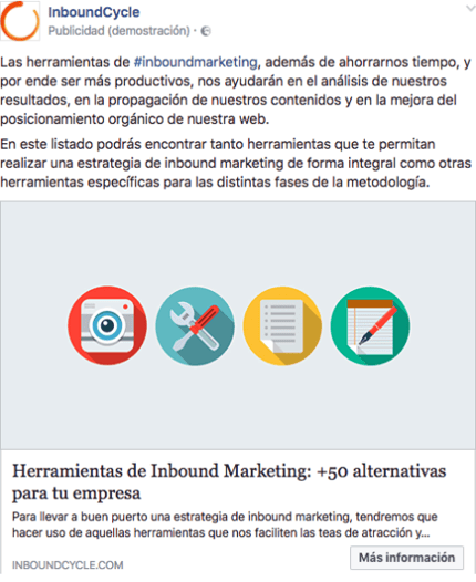 campaña conseguir visitas facebook ads