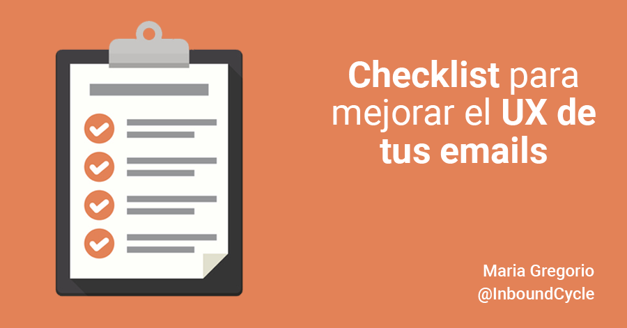 checklist ux emails