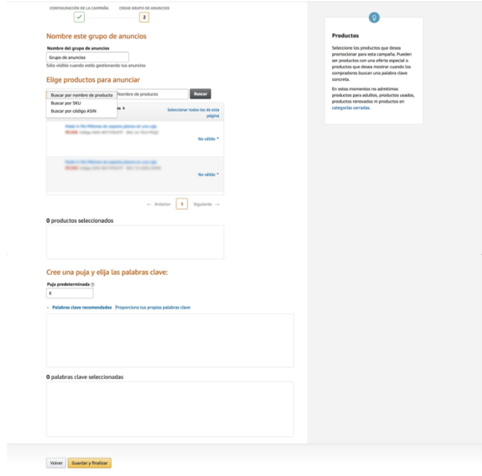segmentacion manual campana ppc amazon