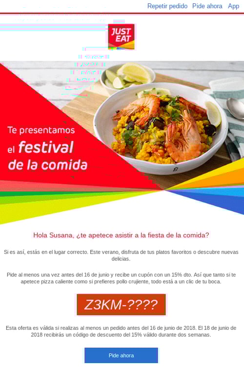ejemplo uso color rojo en marketing
