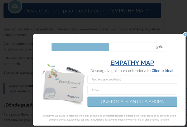 ejemplo content upgrade