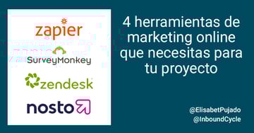 4 herramientas de marketing online que necesitas para tu proyecto