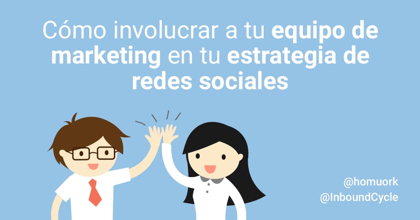 involucrar equipo marketing en estrategia de redes sociales