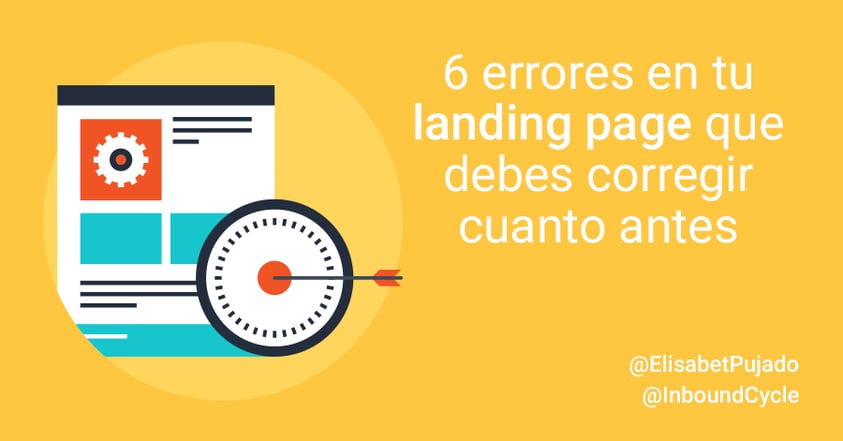 corregir errores en una landing page