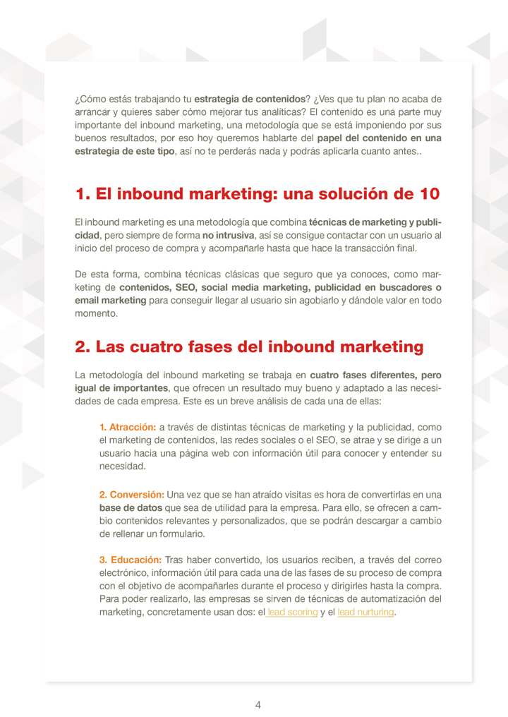 P4 - El papel de los contenidos en el inbound marketing
