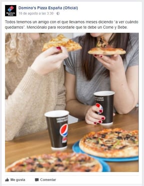 campaña dominos awareness