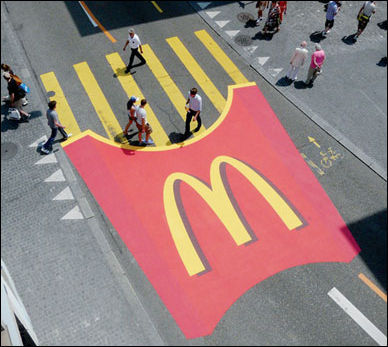 street marketing McDonalds