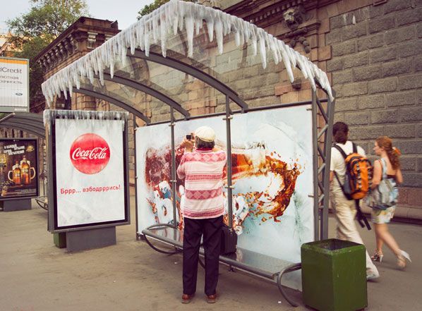 street marketing Coca Cola