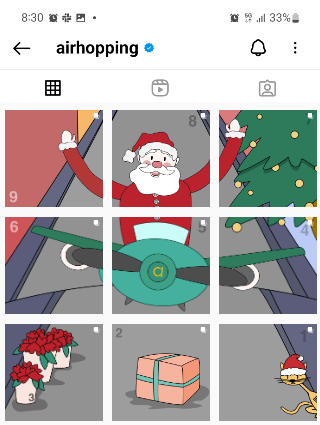 Airhopping - Calendario adviento 2019