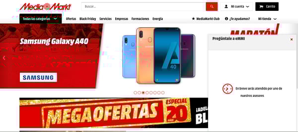Chat directo Media Markt