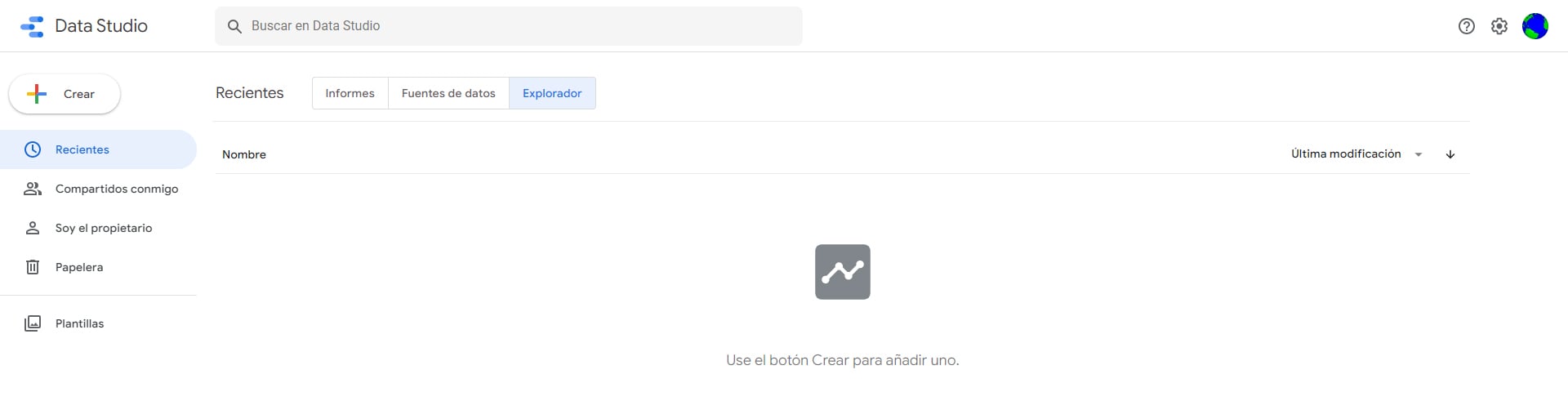 EXPLORADOR-Google Data Studio