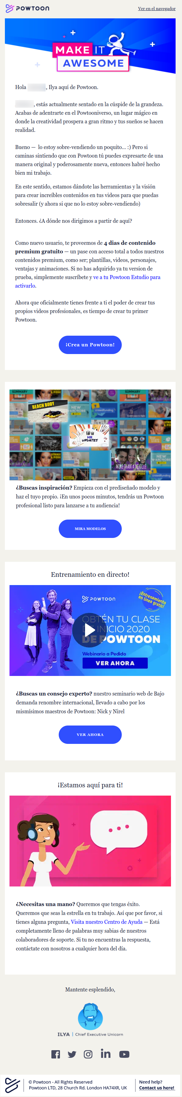 Email-Bienvenida-Powtoon