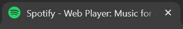 Favicon ejemplo spotify