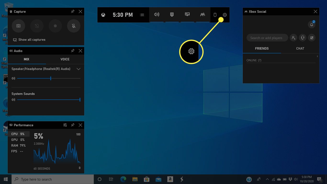 Esta é uma captura de tela que mostra a tela de um PC mostrando como realizar uma gravação de tela no Windows.