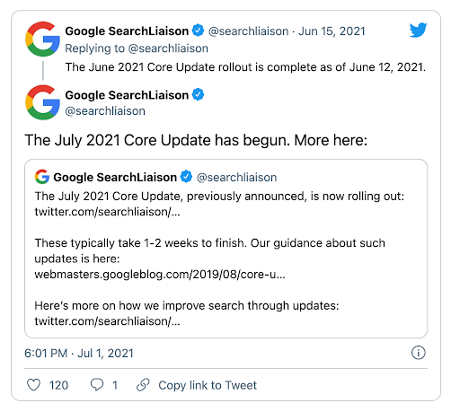 Google Core Update 2