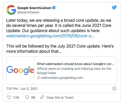 Google Core update