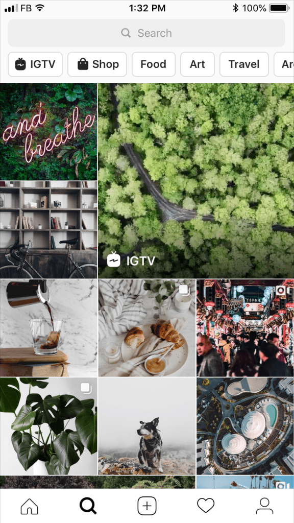 Instagram pods explorar