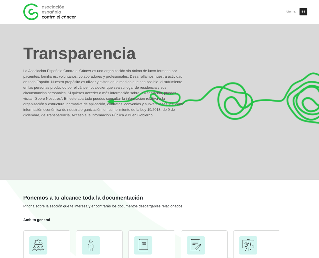 Marketing para ONG - transparencia asociacion española contra el cancer