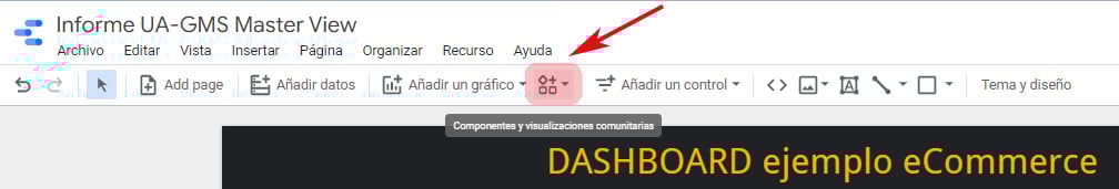 Menú Edición_Componentes comunitarias_Google Data Studio