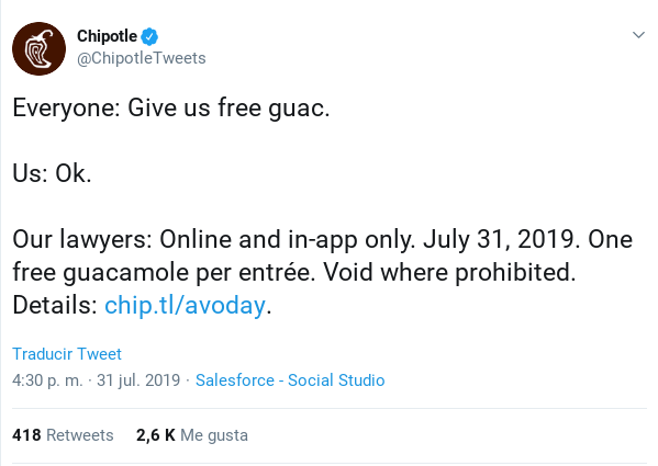 Twitter Chipotle