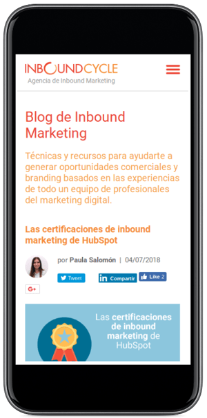 blog adaptado a movil