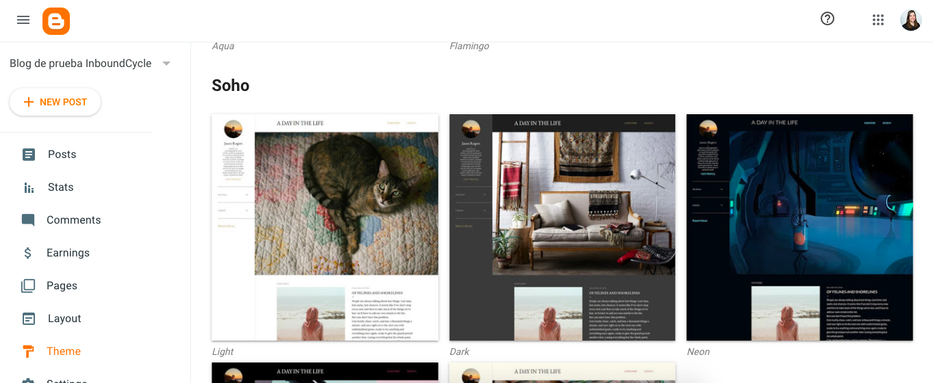 blogger como crear blog templates