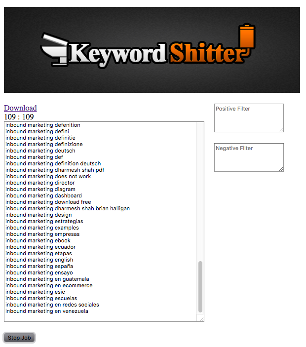 buscar palabras clave gratis keywordshitter