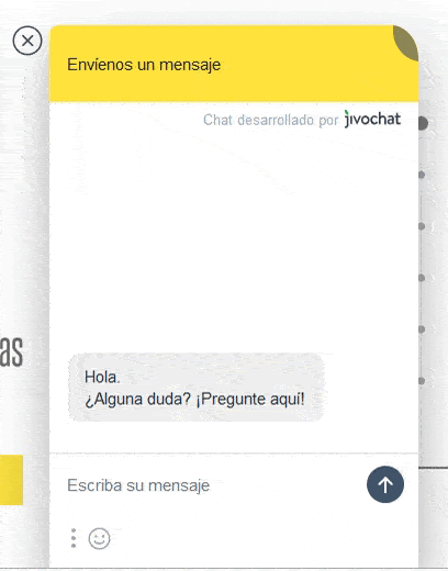 chat html ejemplo email