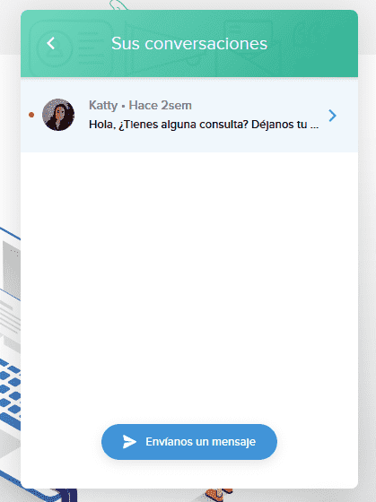 chat html reanudar conversacion