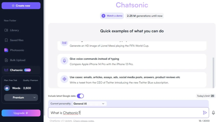 chatsonic alternativas a chatgpt
