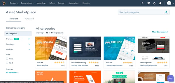 cms hubspot marketplace