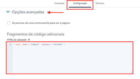 como colocar site no google - hubspot