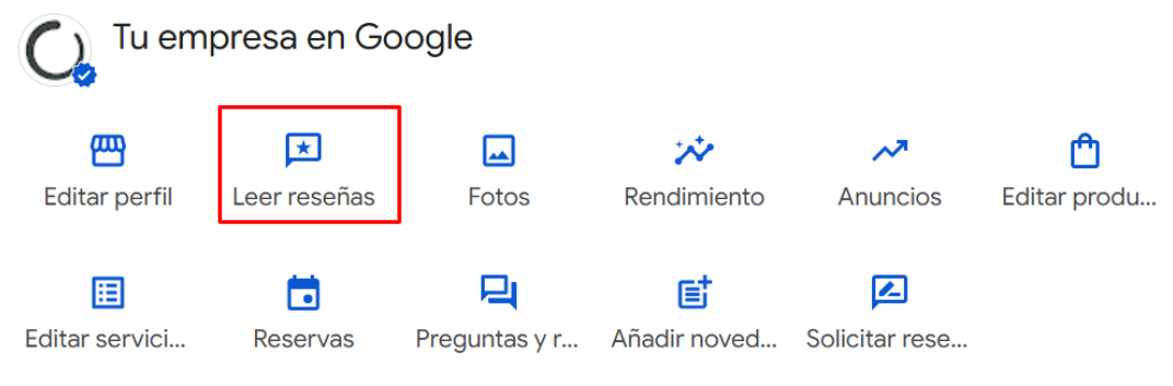 como responder resenas google dashboard