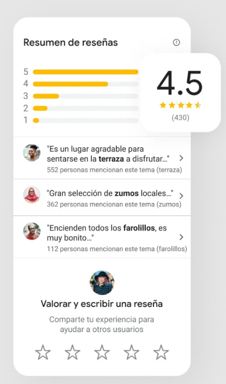 como responder resenas google mobile 