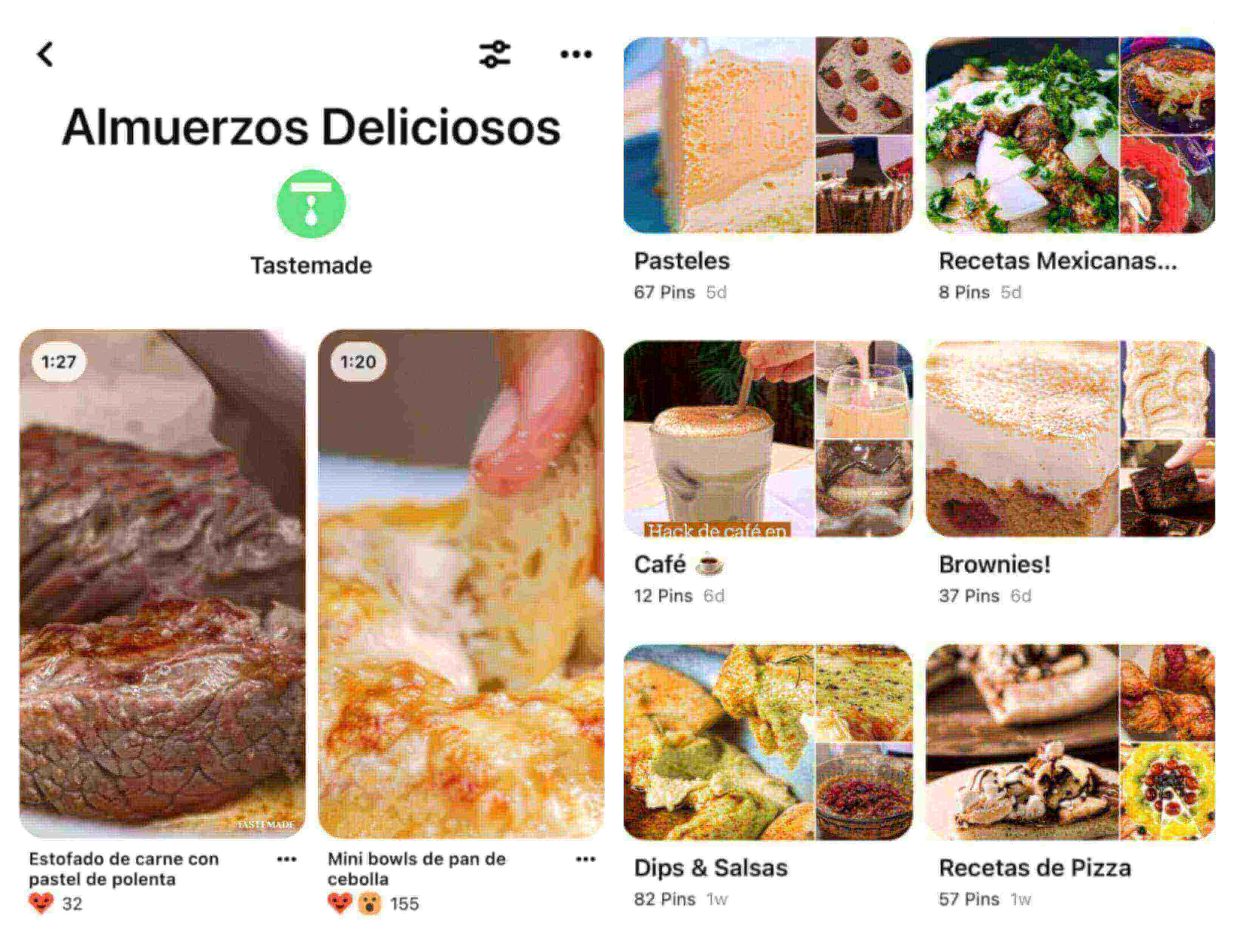 comunidad online pinterest y tableros