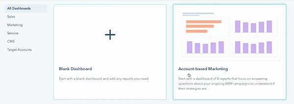 crear dashboards o paneles en hubspot