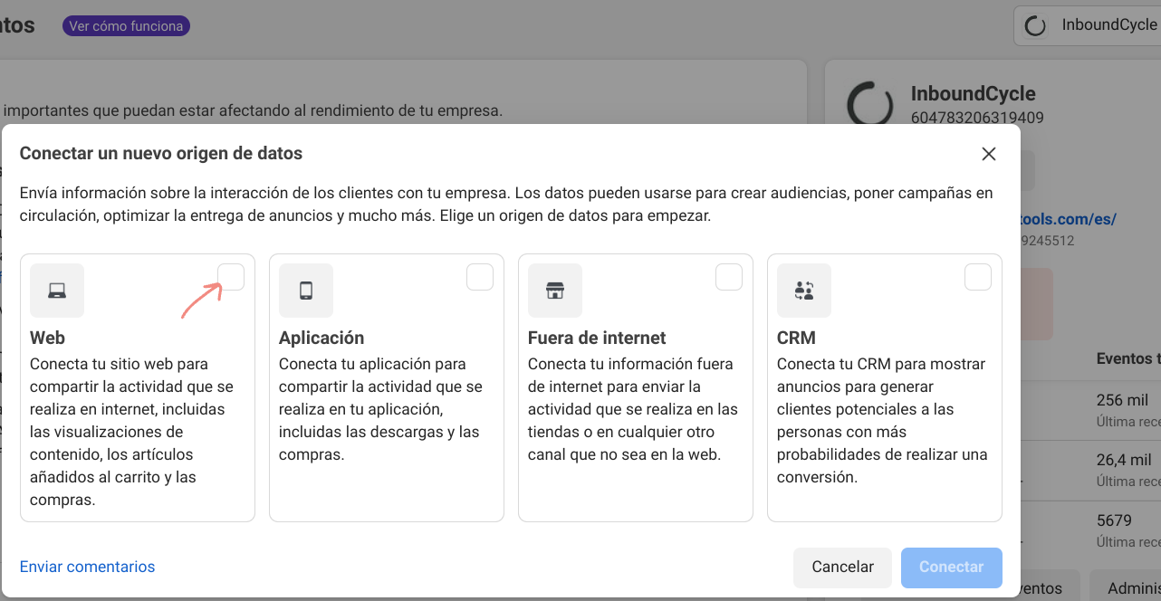 crear-píxel-de-facebook-conectar-nuevo-origen-de-datos