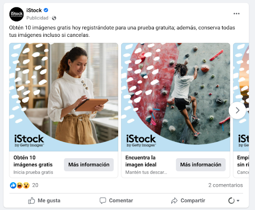 ejemplo remarketing facebook 