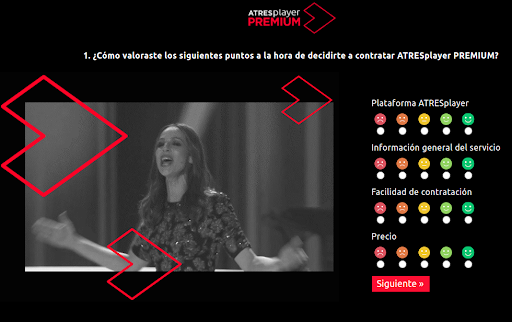 encuesta satisfaccion cliente ejemplo atresmedia