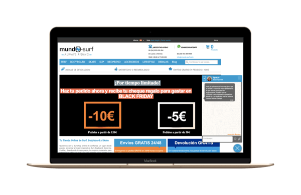 error crear tienda online optimizar navegacion