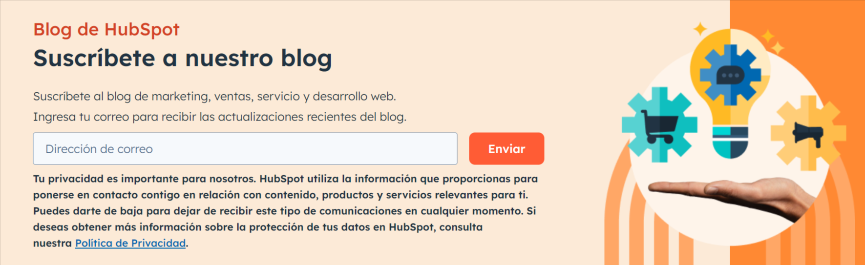formulario hubspot optin