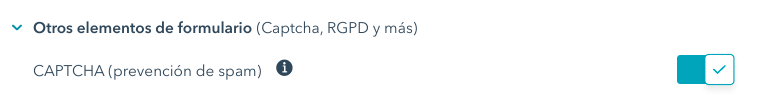 hubspot captcha
