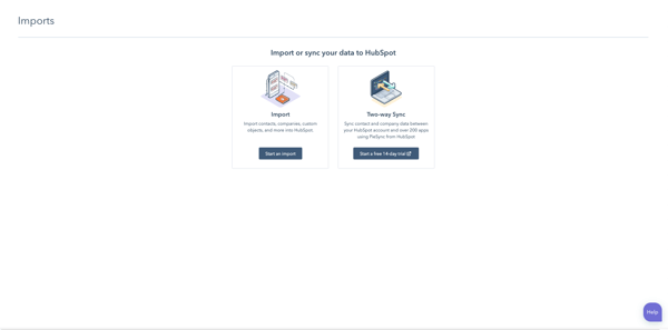 importar contactos crm hubspot paso 1